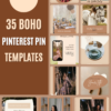 Pinterest Pin Boho Templates